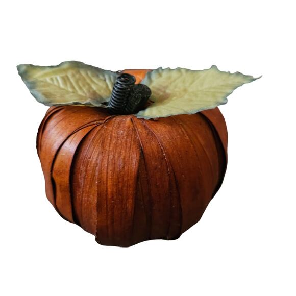 Fall Halloween Thanksgiving Pumpkin Decoration Accent Small - Picture 1 of 3